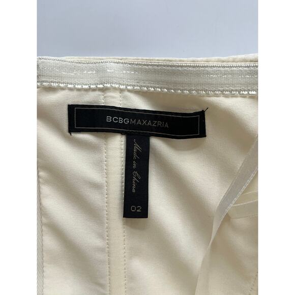 BCBG Floral Beach Strapless Maxi Dress Womens Sz 2 Vacation Coastal Fairy Whimsy - Picture 3 of 14